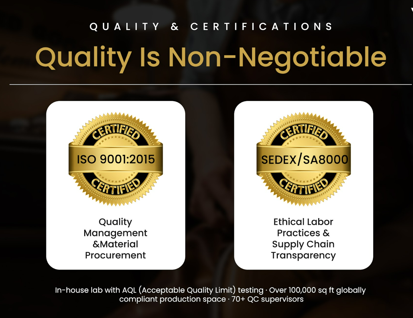 Quality & Ethics
